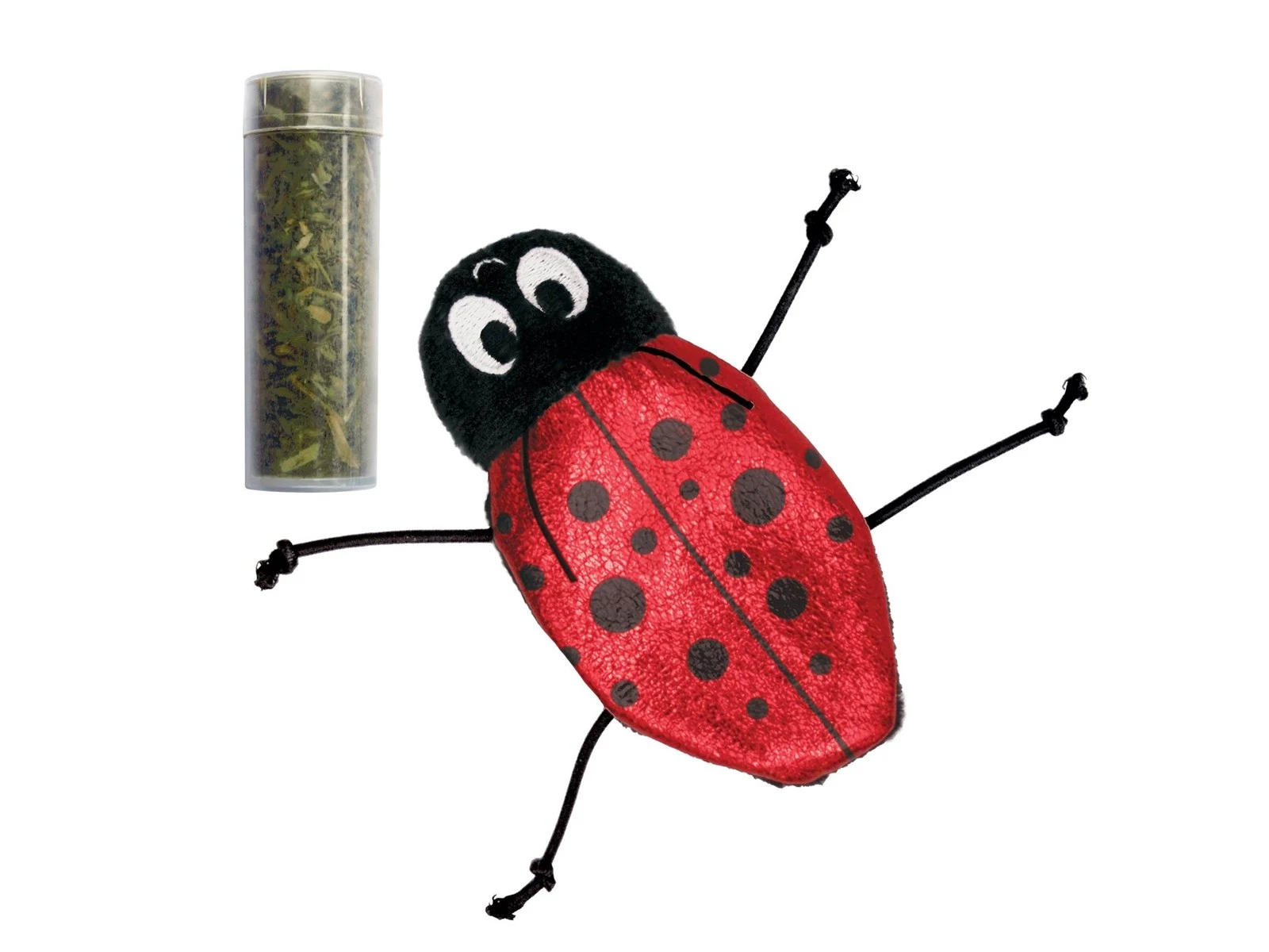 Kong Kattelegetøj Refillable Catnip Mariehøne